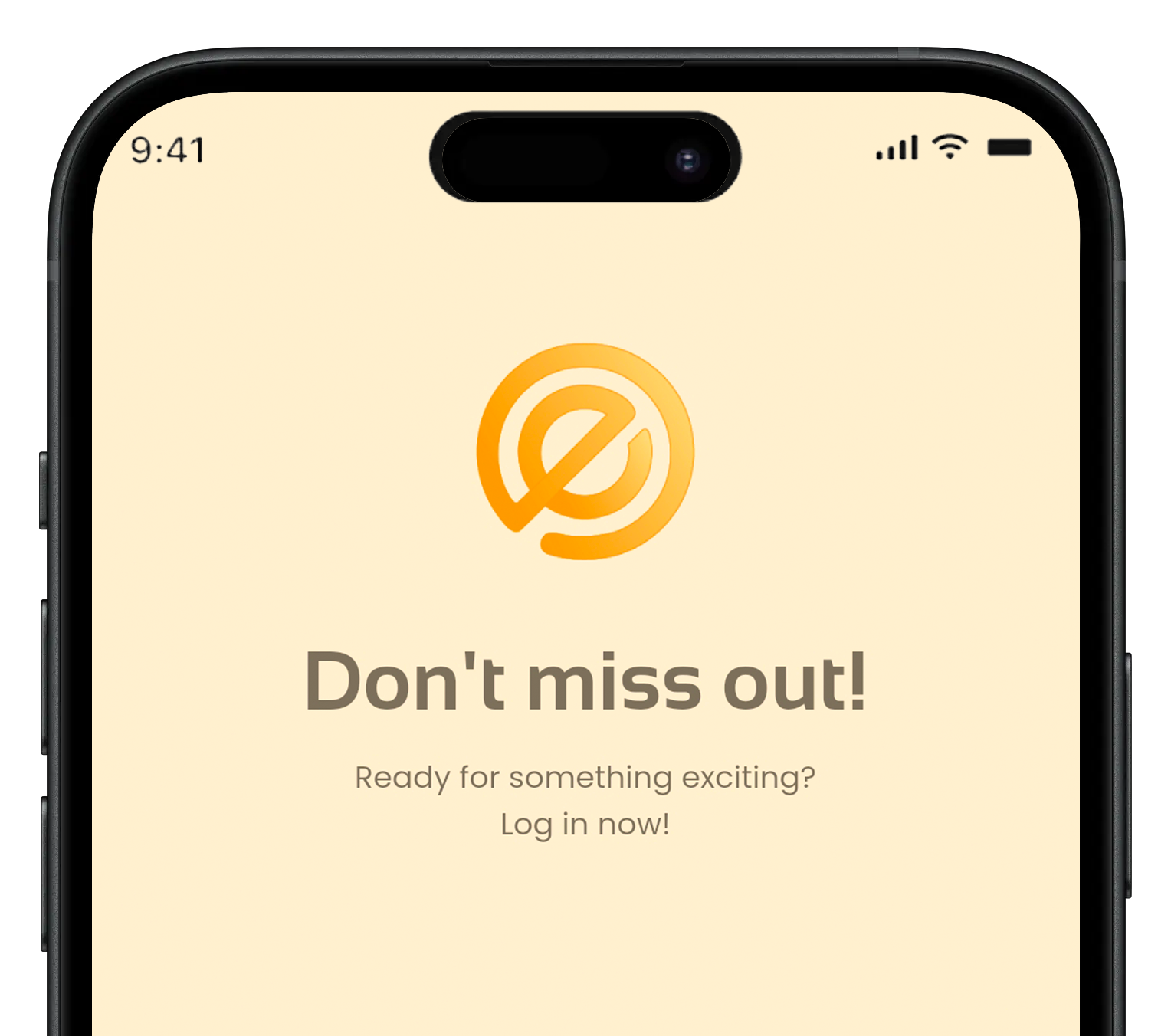 Mobile app interface mockup showing key features